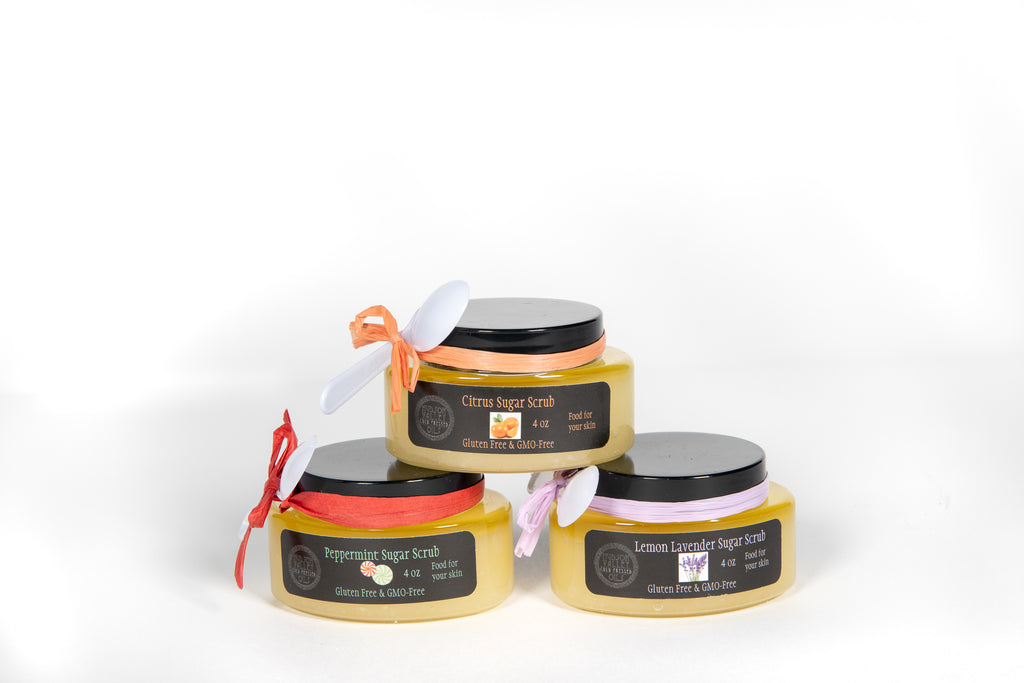 Trio of Sugar Scrubs