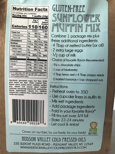 Gluten-Free Sunflower Muffin Mix