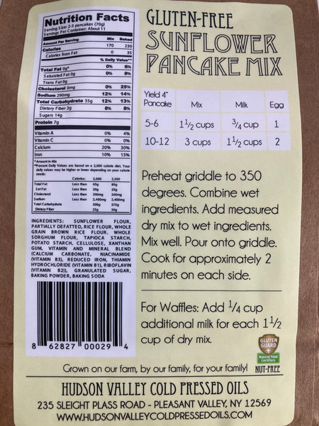 Gluten-Free Sunflower Pancake Mix